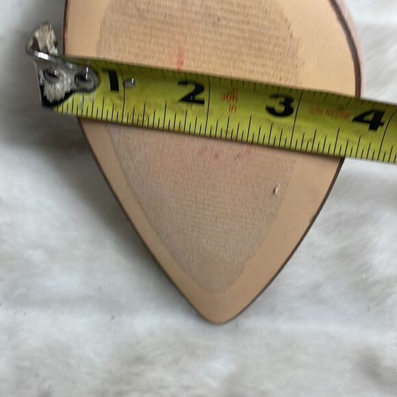 Shoe Dazzle  Solena blush pink faux suede ankle straps heels pointed toe… - Picture 11 of 11